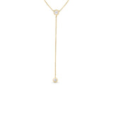 Roberto Coin 18kt Yellow Gold Diamond Y Necklace