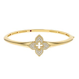 Roberto Coin 18kt Yellow Gold Diamond Venetian Princess Bangle
