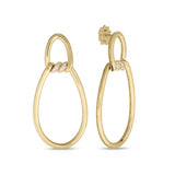 Roberto Coin 18kt Yellow Gold Cialoma Diamond Doorknocker Earrings
