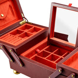 Marla Aaron Burgundy Baby Everything Jewelry Box