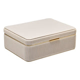 The Large Bella Jewelry Box in Bone