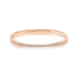 Hexagon Diamond Flex Bangle