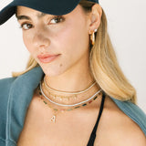 Korman Collection Multicolor Tourmaline Baguette Necklace