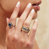 The Karina Gemstone Eternity Ring