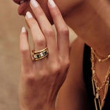 The Karina Diamond & Gemstone Eternity Ring