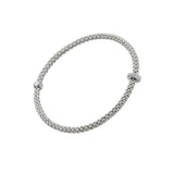 Prima Flex'It Bracelet with Pave Diamond Rondelle