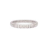 Alternating Pavé Diamond Set Stretch Bracelet