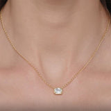 Kwiat 18kt Yellow Gold Ashoka Diamond Bezel Set Pendant