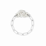 Menottes Diamond Chain Ring