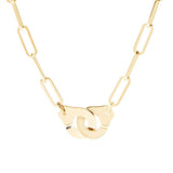 Menottes Paperclip Chain Necklace