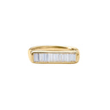 Channel Statement Ring with Baguette Cut Diamonds