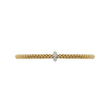Prima Flex'It Bracelet with Pave Diamond Rondelle