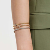 Prima Flex'It Bracelet with Pave Diamond Rondelle
