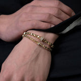 Peruffo 18k Yellow Gold Mini Rocks Candy Bracelet