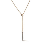 Grant Champagne Diamond Lariat Necklace