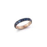 Blue Sapphire Pebble Band