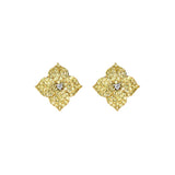 Piranesi 18k Yellow Gold Fiore Small Yellow Sapphire Flower Earrings