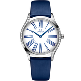 36 mm, steel on fabric strap