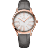 36 mm, Sedna™ gold on leather strap