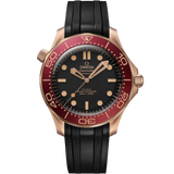 42 mm, Bronze gold on rubber strap