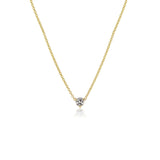 The Classic Diamond Solitaire Pendant Necklace