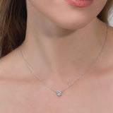 The Classic Diamond Solitaire Pendant Necklace