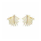Diamond Jardin Palm Leaf Earrings