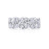 Marquise Diamond Double Stack Eternity Band