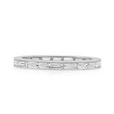 Oscar Heyman Platinum 0.78ctw 18 Fg Vs Baguette Diamond End-to-end  Channel Set Eternity Band 
Size 6.5