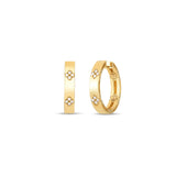 Roberto Coin 18kt Yellow Gold Love In Verona Hoop Earrings