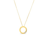 Roberto Coin 18kt Yellow Gold Love In Verona Circle Of Life Pendant Necklace