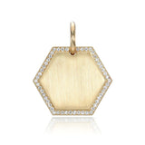 Josephine Pave Diamond Hexagon