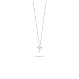Roberto Coin Petite Diamond Cross Necklace