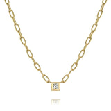 Karina Diamond Solitaire Necklace