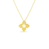 Roberto Coin 18kt Yellow Gold Petite Venetian Diamond Pendant Necklace