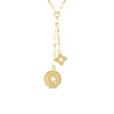 Roberto Coin 18kt Yellow Gold Venetian Princess Double Medallion Necklace