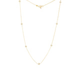Roberto Coin 18kt Yellow Gold Seven Station Diamond Necklace