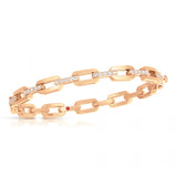 Roberto Coin 18kt Yellow Gold Navarra Diamond Bangle