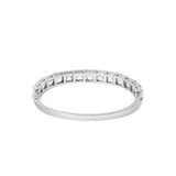 Asscher-Cut Diamond Bangle Bracelet