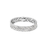 Platinum Diamond Chevron Masterpiece Bracelet