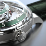 Trilobe Une Folle Journée, Rhodium-plated Green