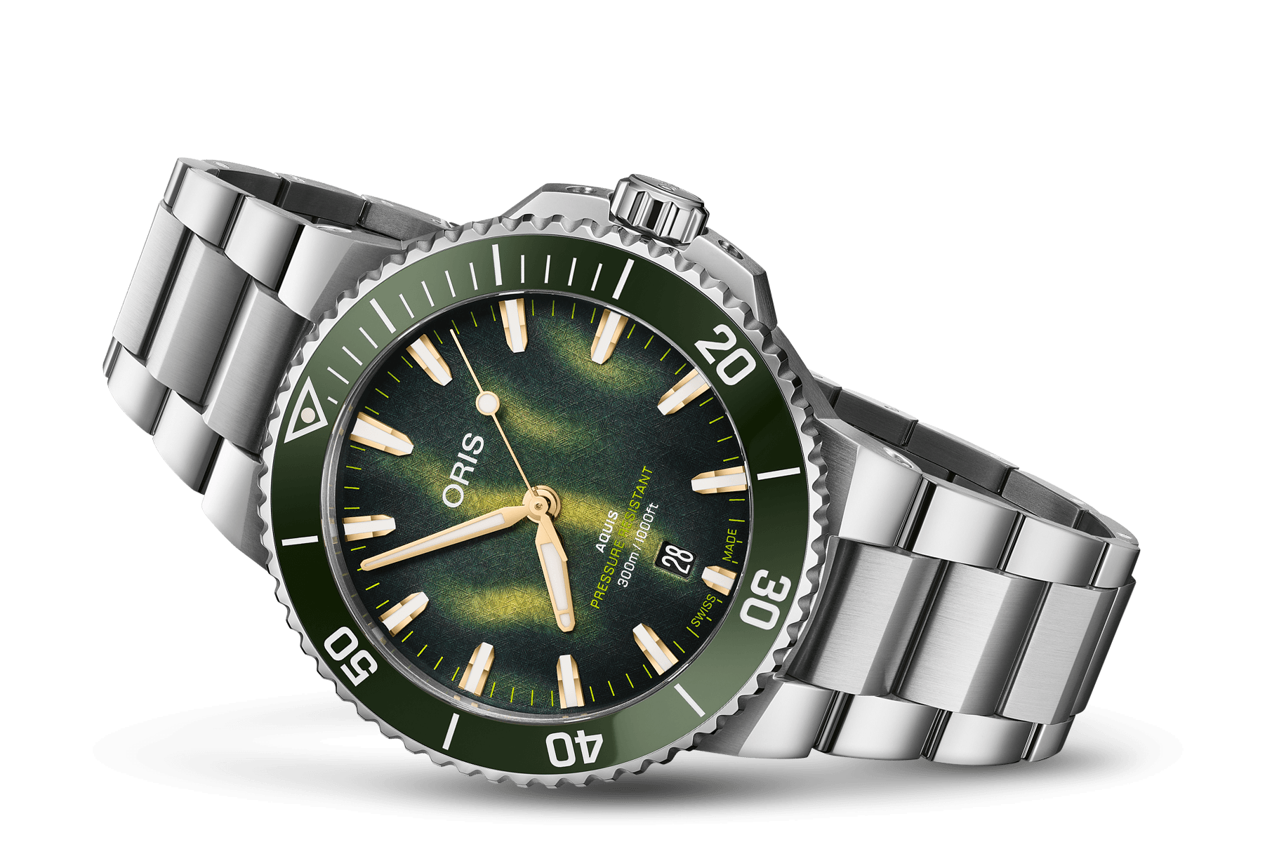 Oris Aquis Date Kelp Forest Limited Edition 41.5mm 0173377874187