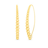 Roberto Coin 18kt Yellow Gold Graduated Bead Threader Earrings