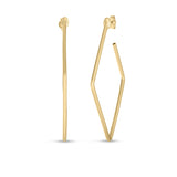 Roberto Coin 18kt Yellow Gold Square Hoop Earrings
