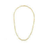 Roberto Coin 18kt Yellow Gold Alternating Oval Link Chain