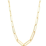 Roberto Coin 18kt Yellow Gold Oro Classic Graduated Link Necklace