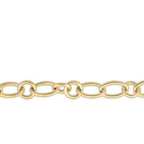 Roberto Coin 18kt Alternating Oval & Round Link Bracelet