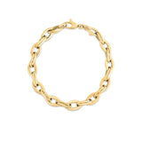 Roberto Coin 18kt Yellow Gold High Polish Almond Link Chain Bracelet