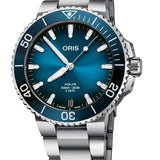 Oris Aquis Date Calibre 400 43.5MM Stainless Steel Blue Dial