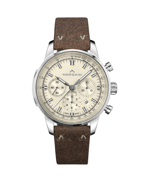 Norqain Freedom 60 Chrono 43mm Stainless Steel with Alcantara